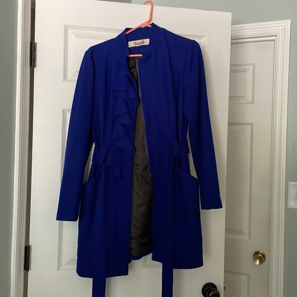 Royal blue dress coat